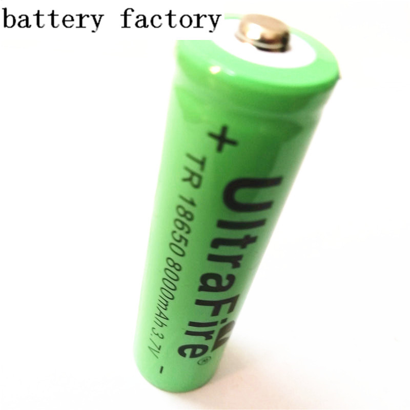 18650 8000mAh lithium battery flat head /pointed 3.7V strong light flashlight charger Small fan 4.2V rechargeable battery High quality