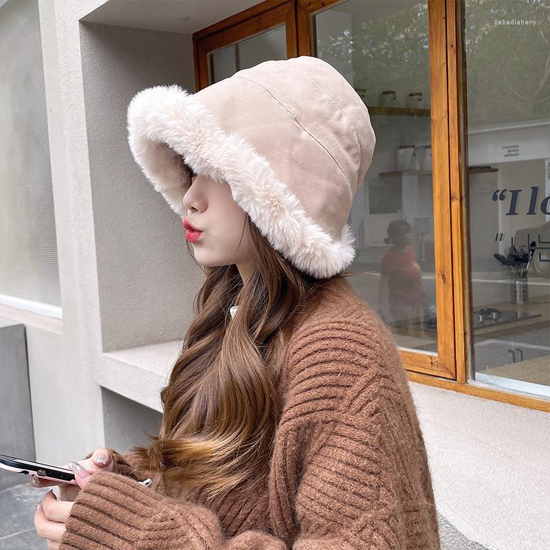 Berets Winter Mongolia Plush Fisherman Hat Women's Windproof Thickened Warm Fur Bucket Cap Hats, Brick red
Berets Winter Mongolia Plush Fisherman Hat Women's Windproof Thickened Warm Fur Bucket Cap Hats, Brick red
