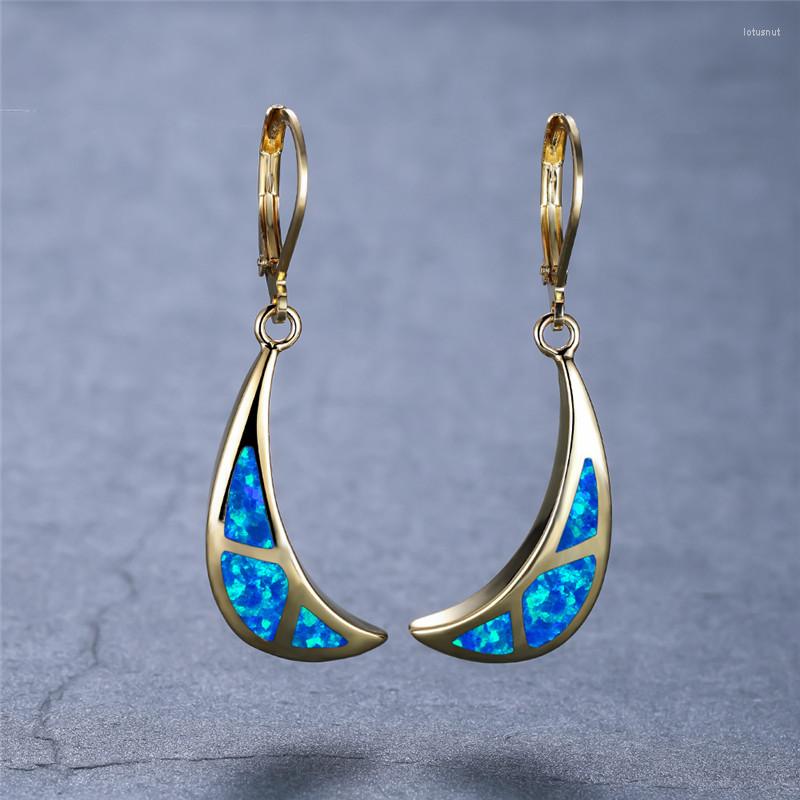 Hoop Earrings Cute Female Moon Antique Gold Color Wedding White Blue Opal Stone Small For Women Trendy Jewelry
Hoop Earrings Cute Female Moon Antique Gold Color Wedding White Blue Opal Stone Small For Women Trendy Jewelry
