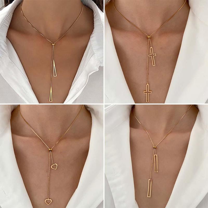 Pendant Necklaces 2023 Minimalist Geometric Necklace Adjustable For Women Girls Personalized Silver Color Metal Accessories Fashion Jewelry
Pendant Necklaces 2023 Minimalist Geometric Necklace Adjustable For Women Girls Personalized Silver Color Metal Accessories Fashion Jewelry