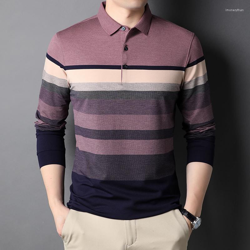 Men's Polos Cotton Long Sleeve Mens Polo Shirts Spring And Autumn Business Casual Wide Striped Male Tops Men Clothing 3XL, Blue
Men's Polos Cotton Long Sleeve Mens Polo Shirts Spring And Autumn Business Casual Wide Striped Male Tops Men Clothing 3XL, Blue