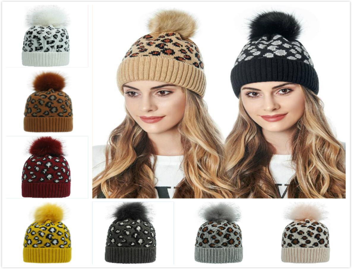 Leopard Knitted Hat Pom Pom Fur Ball Beanies Women Winter Warm Wool Knitted Hat Outdoor Keep Warm Beanie Caps Travel Party Hats6954186, Multi
Leopard Knitted Hat Pom Pom Fur Ball Beanies Women Winter Warm Wool Knitted Hat Outdoor Keep Warm Beanie Caps Travel Party Hats6954186, Multi