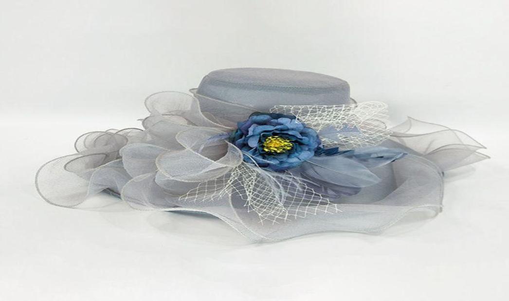 Wide Brim Hats Women Mesh Veil Sun Hat Ruffles Artificial Flower Feather Large Party Wedding Fascinator Cap D08E13389191, Grey
Wide Brim Hats Women Mesh Veil Sun Hat Ruffles Artificial Flower Feather Large Party Wedding Fascinator Cap D08E13389191, Grey