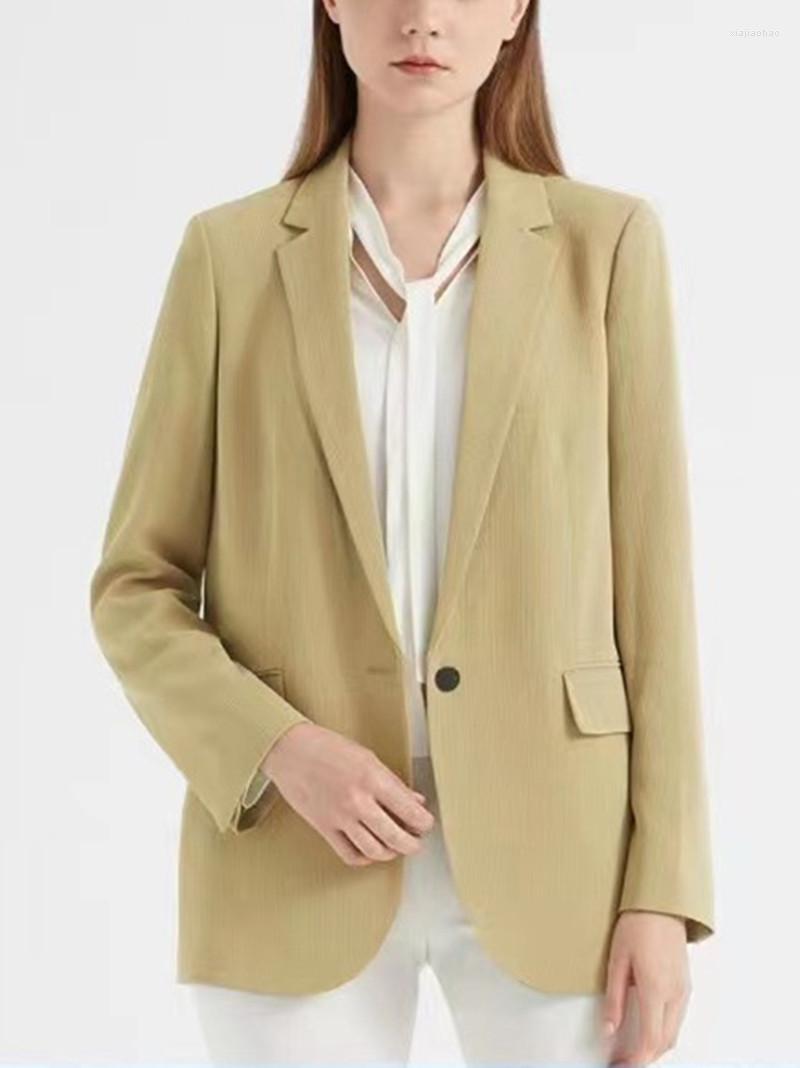 Women's Suits Spring Summer Office Ladies Long-Sleeved Loose Suit Jacket 2023 Women's Classic Solid Color Single-Button Blazer All-Match, Beige
Women's Suits Spring Summer Office Ladies Long-Sleeved Loose Suit Jacket 2023 Women's Classic Solid Color Single-Button Blazer All-Match, Beige