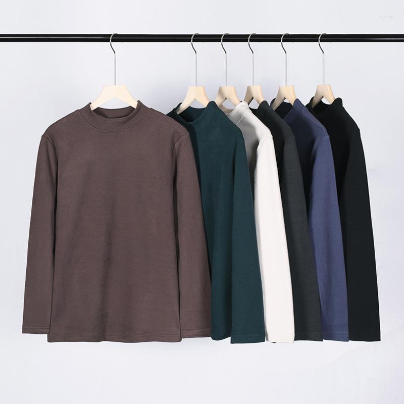 Men's T Shirts Winter Fashion Men's Solid Color Simple Casual Bottoming T-shirt Semi-Turtleneck Long Sleeve Basic Pullover Velvet Warm, T2303 black
Men's T Shirts Winter Fashion Men's Solid Color Simple Casual Bottoming T-shirt Semi-Turtleneck Long Sleeve Basic Pullover Velvet Warm, T2303 black