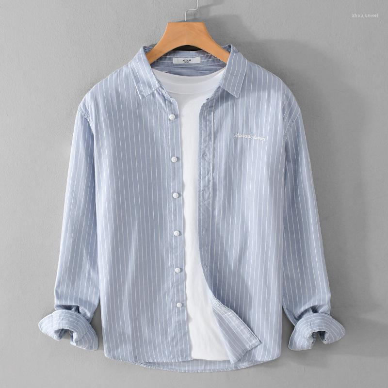 Men's Casual Shirts Striped Men's Long-sleeved Plain Shirt Spring And Autumn Cotton Literary Artistic Korean Trendy Men, Black
Men's Casual Shirts Striped Men's Long-sleeved Plain Shirt Spring And Autumn Cotton Literary Artistic Korean Trendy Men, Black