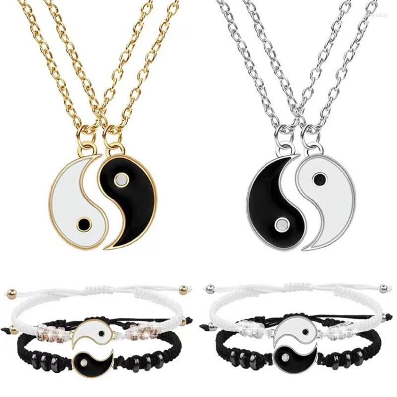 Necklace Earrings Set XSM Friend Bracelets Matching Yin Yang Adjustable Cord Bracelet For Bff Friendship Relationship Couples Valentines, Picture shown
Necklace Earrings Set XSM Friend Bracelets Matching Yin Yang Adjustable Cord Bracelet For Bff Friendship Relationship Couples Valentines, Picture shown