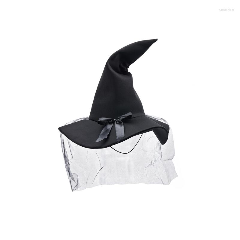 Berets Halloween Witch Hat Costume Bowknot Large Black Crooked Ruched Wizard Accessory Party Favors
Berets Halloween Witch Hat Costume Bowknot Large Black Crooked Ruched Wizard Accessory Party Favors