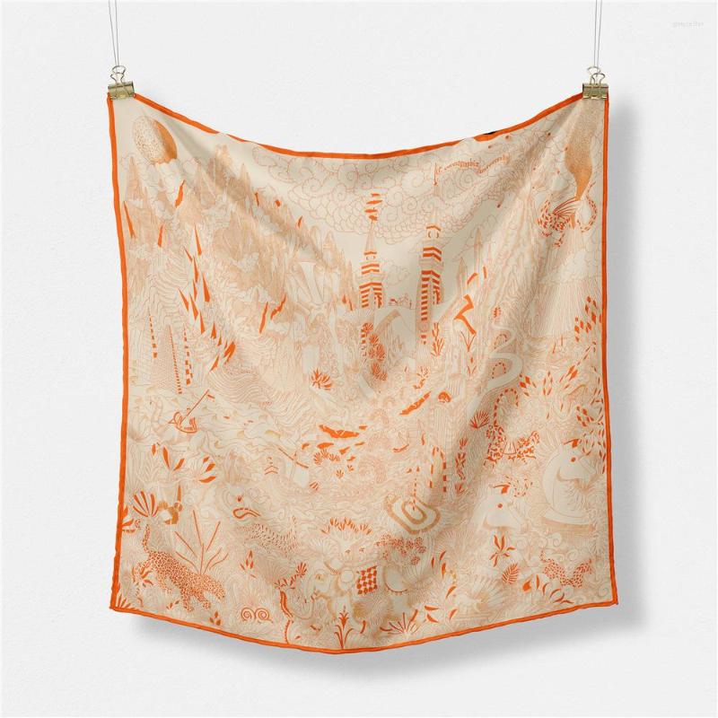 Scarves 53cm City Of Horses Fashion Square Woman 2023 Silk Women Scarf Bandana Luxury Headband Hijab Neckerchief Crinkle
Scarves 53cm City Of Horses Fashion Square Woman 2023 Silk Women Scarf Bandana Luxury Headband Hijab Neckerchief Crinkle
