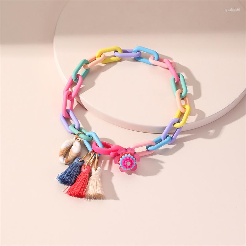 Anklets Cute Handmade Multicolor Acrylic Chains Anklet For Women Bohemian Tassel Shell Leg Charm Summer Beach Jewelry Gift
Anklets Cute Handmade Multicolor Acrylic Chains Anklet For Women Bohemian Tassel Shell Leg Charm Summer Beach Jewelry Gift