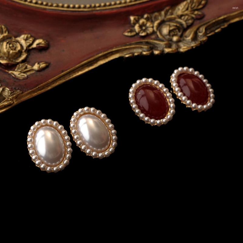 Stud Earrings WPB S925 Sterling Silver Retro Oval Pearl Women's Temperament Luxury Jewelry Gifts Party Prom Banquet
Stud Earrings WPB S925 Sterling Silver Retro Oval Pearl Women's Temperament Luxury Jewelry Gifts Party Prom Banquet