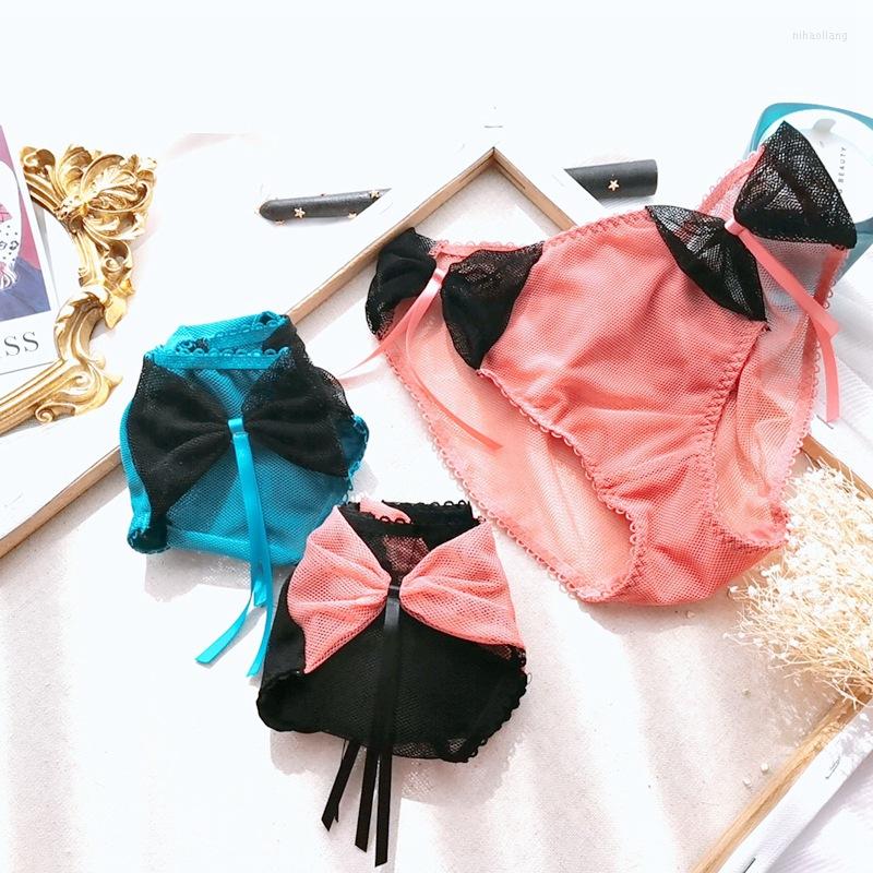 Women's Panties 6L Plus Size Summer Japanese Girl Traceless Bow Ribbon Underwear Thin Black Mesh Translucent Female Lingerie Sexy 118, Random color
Women's Panties 6L Plus Size Summer Japanese Girl Traceless Bow Ribbon Underwear Thin Black Mesh Translucent Female Lingerie Sexy 118, Random color