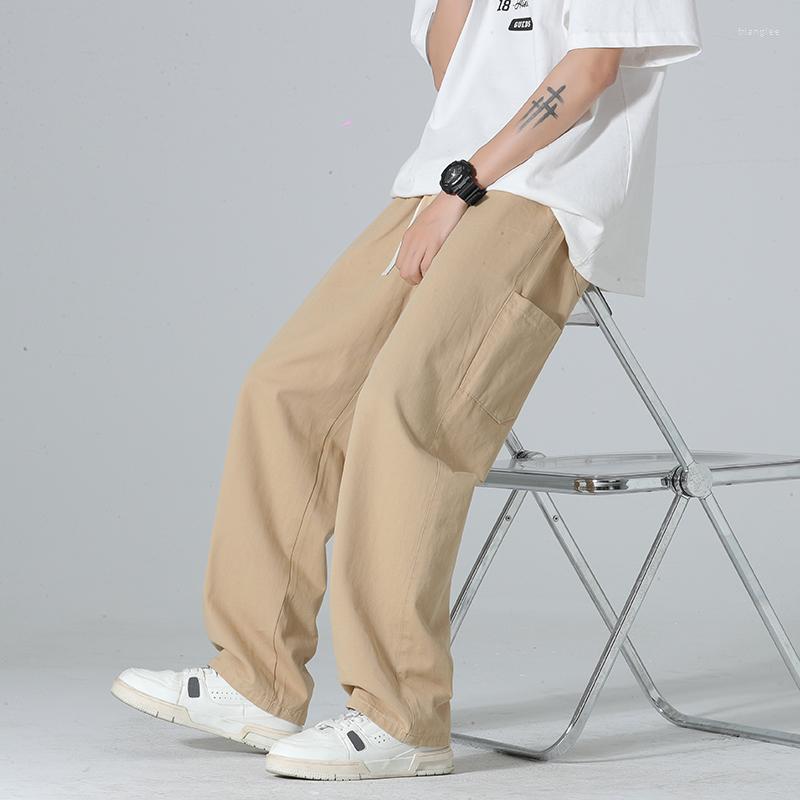 Men' Pants Legible Casual Pant Men Solid Wide Leg Ankle Length Elastic Waist Loose Straight Trousers, Black
Men' Pants Legible Casual Pant Men Solid Wide Leg Ankle Length Elastic Waist Loose Straight Trousers, Black