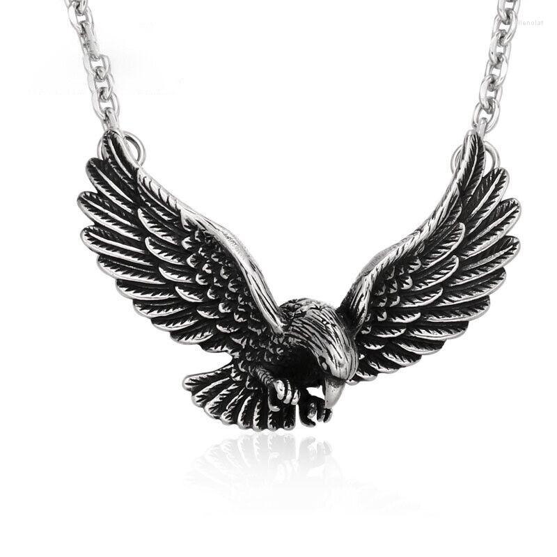 Pendant Necklaces Stainless Steel Ferocious Eagle Chain Necklace Fashionable Jewelry
Pendant Necklaces Stainless Steel Ferocious Eagle Chain Necklace Fashionable Jewelry