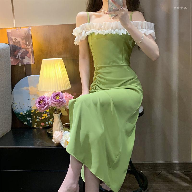 Casual Dresses 2023 Vintage Sleeveless Lace Ruffled Dress Women' Sexy Bodycon Y2k Clothes For Girl Party Birthday Elegant Korean, Black
Casual Dresses 2023 Vintage Sleeveless Lace Ruffled Dress Women' Sexy Bodycon Y2k Clothes For Girl Party Birthday Elegant Korean, Black