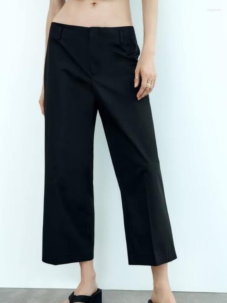 Women's Pants Kumsvag 2023 Women Summer Straight Casual Solid Buttons Ankle-Length Female Elegant Street OL Trousers Clothing
Women's Pants Kumsvag 2023 Women Summer Straight Casual Solid Buttons Ankle-Length Female Elegant Street OL Trousers Clothing