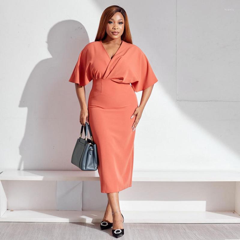 Plus Size Dresses WUHE Elegant Women V Neck Wrap Batswing Sleeve Midi Bodycon Maxi Long Dress OL 2023 Summer Party Evening, Black
Plus Size Dresses WUHE Elegant Women V Neck Wrap Batswing Sleeve Midi Bodycon Maxi Long Dress OL 2023 Summer Party Evening, Black