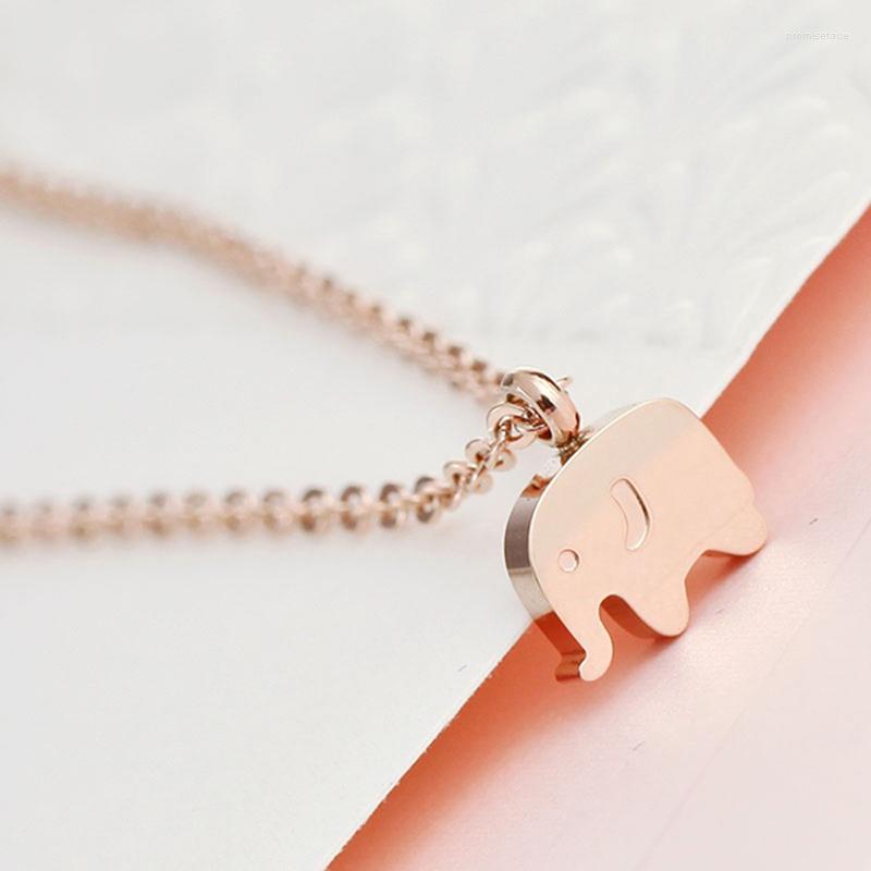 Pendant Necklaces Cute Elephant Necklace For Women Mini 18KGP Rose Gold Color Titanium Steel Fashion 316L Stainless Jewelry Gift(GN205)
Pendant Necklaces Cute Elephant Necklace For Women Mini 18KGP Rose Gold Color Titanium Steel Fashion 316L Stainless Jewelry Gift(GN205)