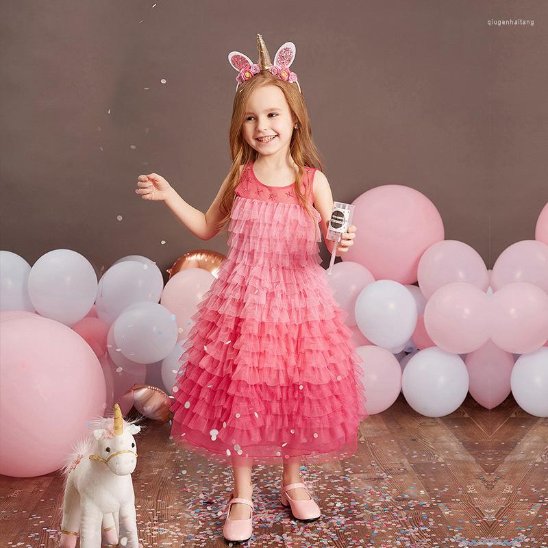 Girl Dresses Summer Dress Girls Sleeveless Gradient Long Cake Tutu Skirt Children's Birthday Party Wedding Flower, Beige
Girl Dresses Summer Dress Girls Sleeveless Gradient Long Cake Tutu Skirt Children's Birthday Party Wedding Flower, Beige