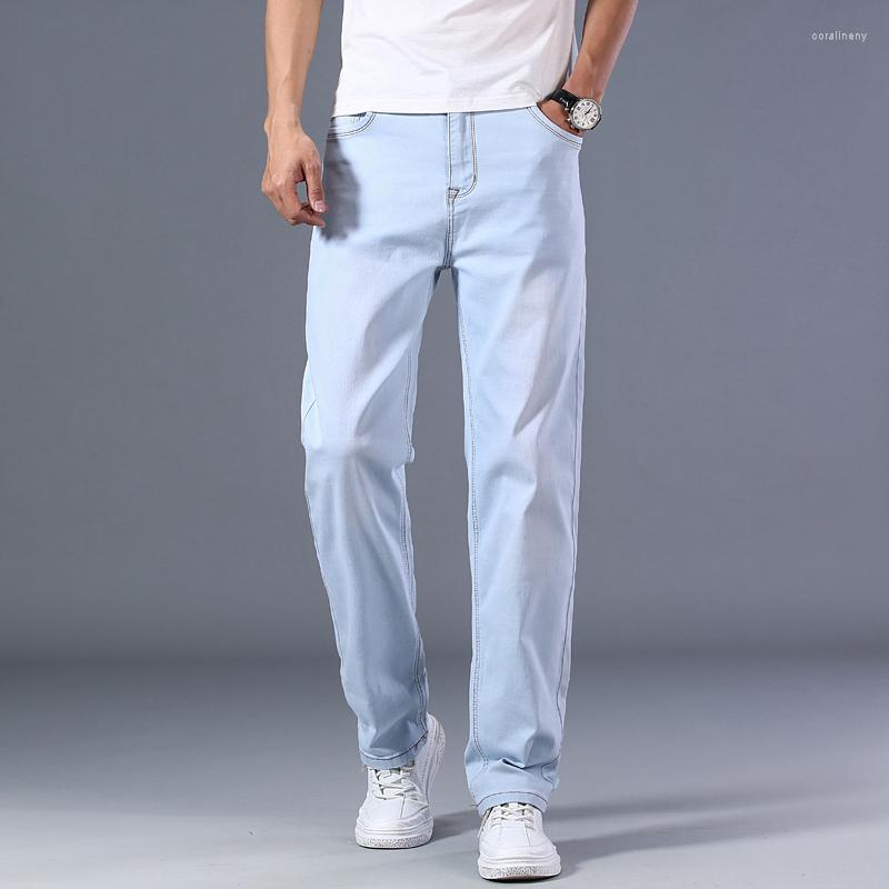 Men's Jeans Plus Size 40 42 44 Men's Light Blue Spring And Summer Loose Straight Advanced Stretch Thin Denim Pants Male Brand Clothes
Men's Jeans Plus Size 40 42 44 Men's Light Blue Spring And Summer Loose Straight Advanced Stretch Thin Denim Pants Male Brand Clothes