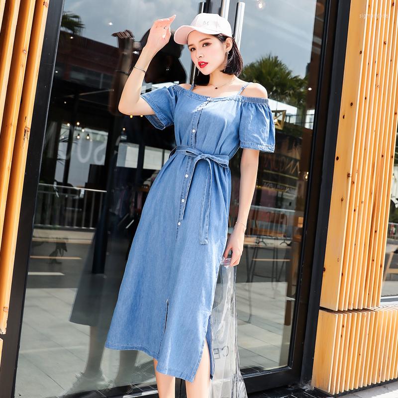 Party Dresses Summer Tall Women Plus Large Size Casual Denim Long Dress Off Shoulder Sexy Cotton Shirt Female Beach Jean Sundresses, Light blue
Party Dresses Summer Tall Women Plus Large Size Casual Denim Long Dress Off Shoulder Sexy Cotton Shirt Female Beach Jean Sundresses, Light blue