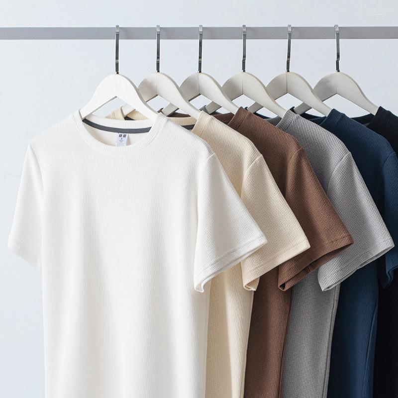 Men' T Shirts 260G Waffle T-shirts Summer Short Sleeve Men' Solid Color Simple Basic Tees America Style Vintage Heavyweight Premium, Navy blue
Men' T Shirts 260G Waffle T-shirts Summer Short Sleeve Men' Solid Color Simple Basic Tees America Style Vintage Heavyweight Premium, Navy blue