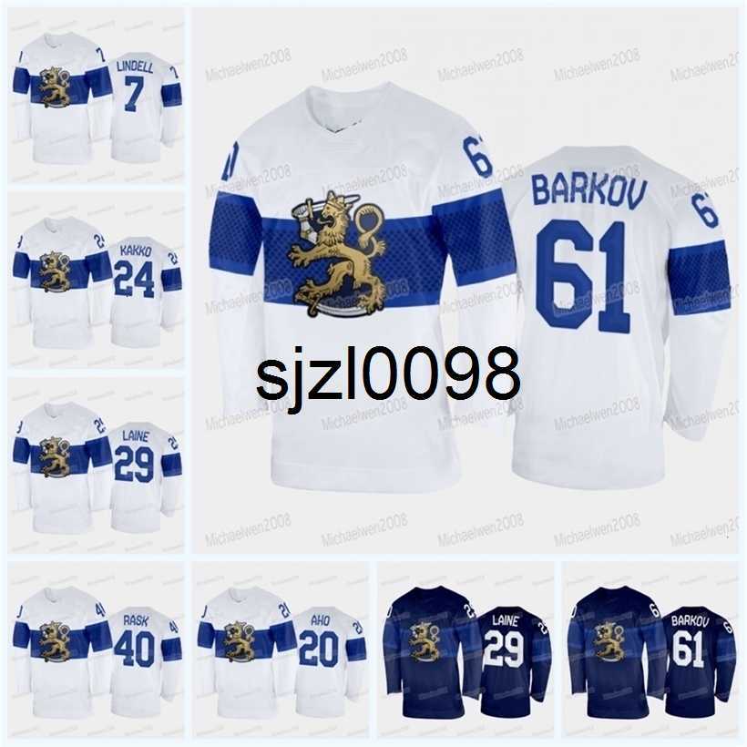 Sj98 MitNess Team Finland 2022 Beijing Winter Hockey Jersey Aleksander Barkov Tuukka Rask Juuse Saros Patrik Laine Kaapo Kakko Aho Esa Lindell, Men
Sj98 MitNess Team Finland 2022 Beijing Winter Hockey Jersey Aleksander Barkov Tuukka Rask Juuse Saros Patrik Laine Kaapo Kakko Aho Esa Lindell, Men