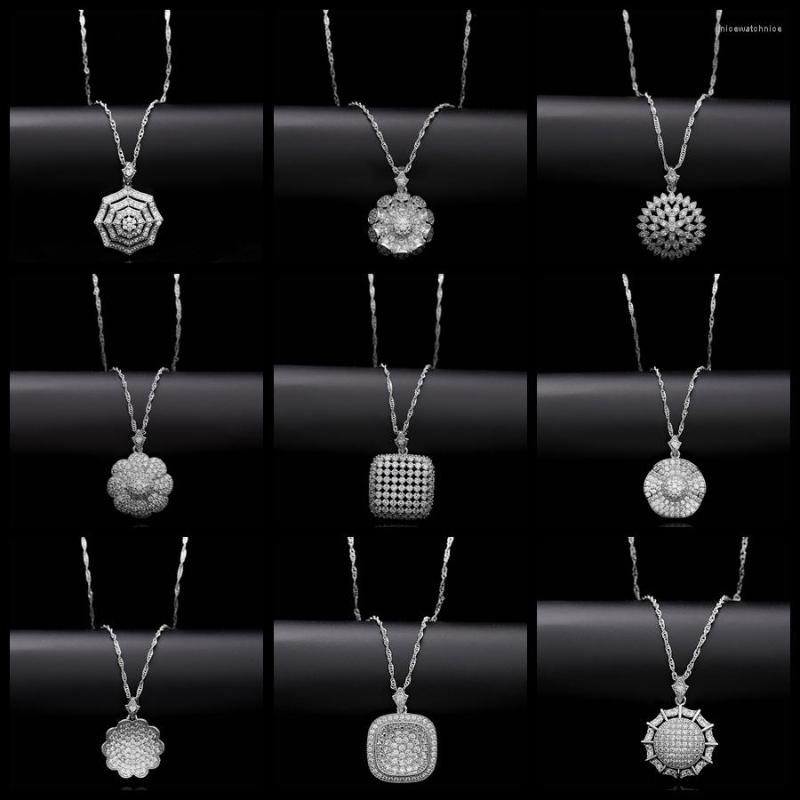 Pendant Necklaces 10PCS Fashion Wedding Choker Necklace Gold And Silver Color Chain For Women CZ Simple Geoemtric Vintage Jewelry
Pendant Necklaces 10PCS Fashion Wedding Choker Necklace Gold And Silver Color Chain For Women CZ Simple Geoemtric Vintage Jewelry