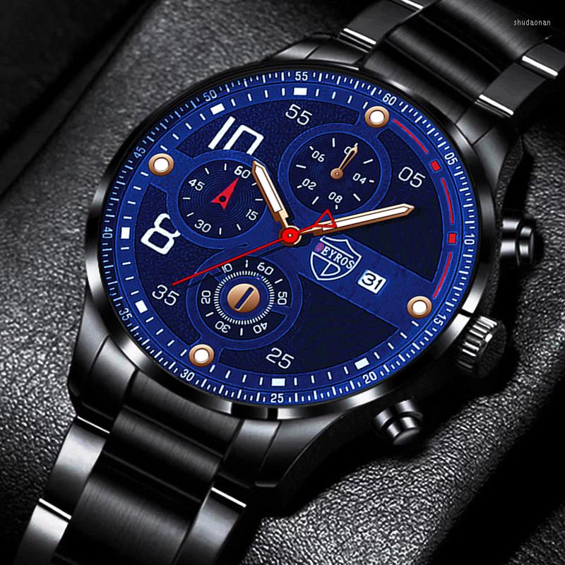 Wristwatches 2023 Luxury Fashion Men's Watches Men Dressy Stainless Steel Quartz Wrist Watch For Man Sports Casual Montre Homme, Steel black blue
Wristwatches 2023 Luxury Fashion Men's Watches Men Dressy Stainless Steel Quartz Wrist Watch For Man Sports Casual Montre Homme, Steel black blue
