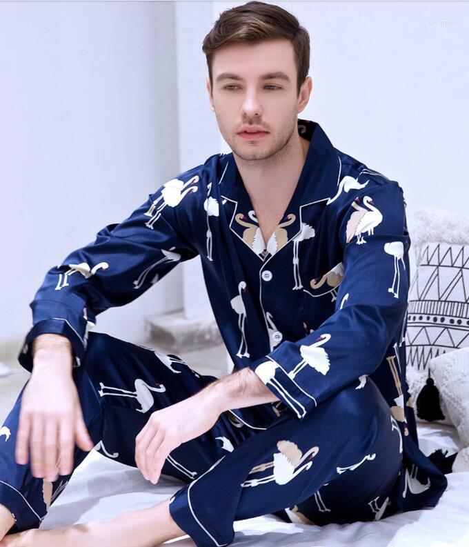 Men's Sleepwear Men's Long-sleeved Suit Set Plus Size Ice Silk Satin Home Clothes All Seasons Leisure Youth Students Nightwear J038, Red
Men's Sleepwear Men's Long-sleeved Suit Set Plus Size Ice Silk Satin Home Clothes All Seasons Leisure Youth Students Nightwear J038, Red