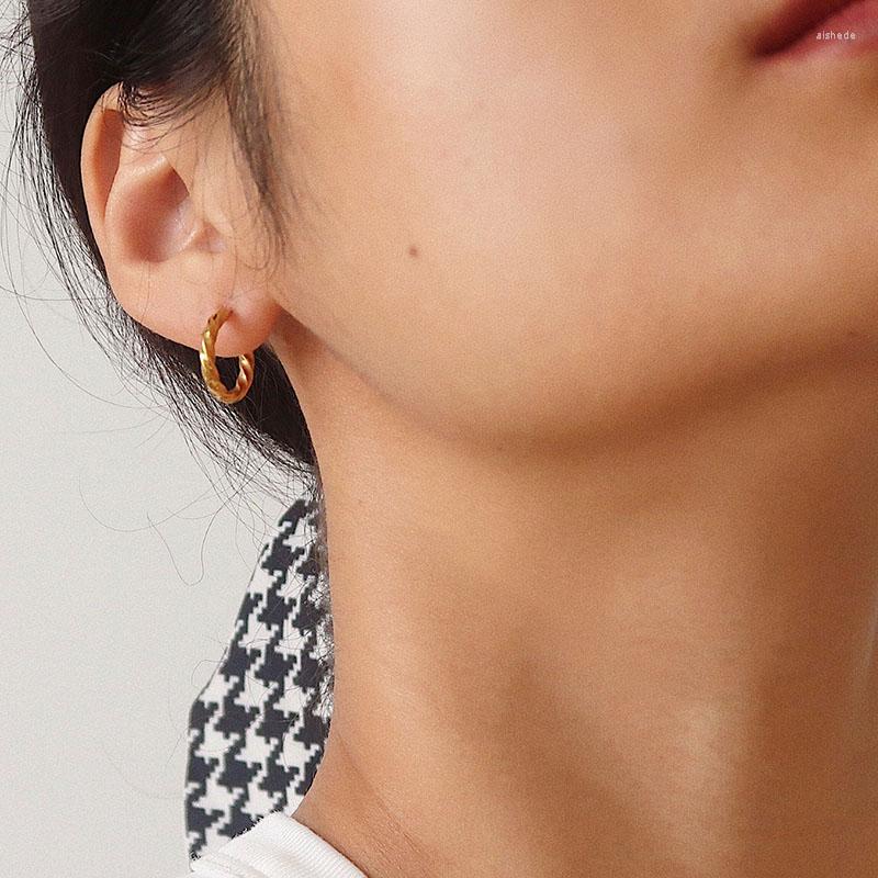 Hoop Earrings Twist Small C For Women Stainless Steel Thin Dainty Trendy Jewelry 2023 French Style
Hoop Earrings Twist Small C For Women Stainless Steel Thin Dainty Trendy Jewelry 2023 French Style