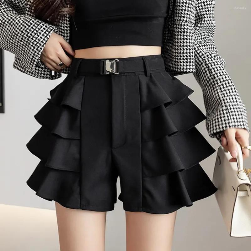 Women' Shorts Summer Loose Patchwork High Waist Multiple Flounces Women Korean Fashion A-Line Black Ladies Clothes
Women' Shorts Summer Loose Patchwork High Waist Multiple Flounces Women Korean Fashion A-Line Black Ladies Clothes