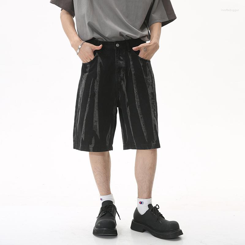 Men's Jeans SYUHGFA Summer Men's Tie-dye Casual Shorts Loose Korean Style Trendy Striped Knee Length Short Pant 2023 Male Streetwear, Black
Men's Jeans SYUHGFA Summer Men's Tie-dye Casual Shorts Loose Korean Style Trendy Striped Knee Length Short Pant 2023 Male Streetwear, Black