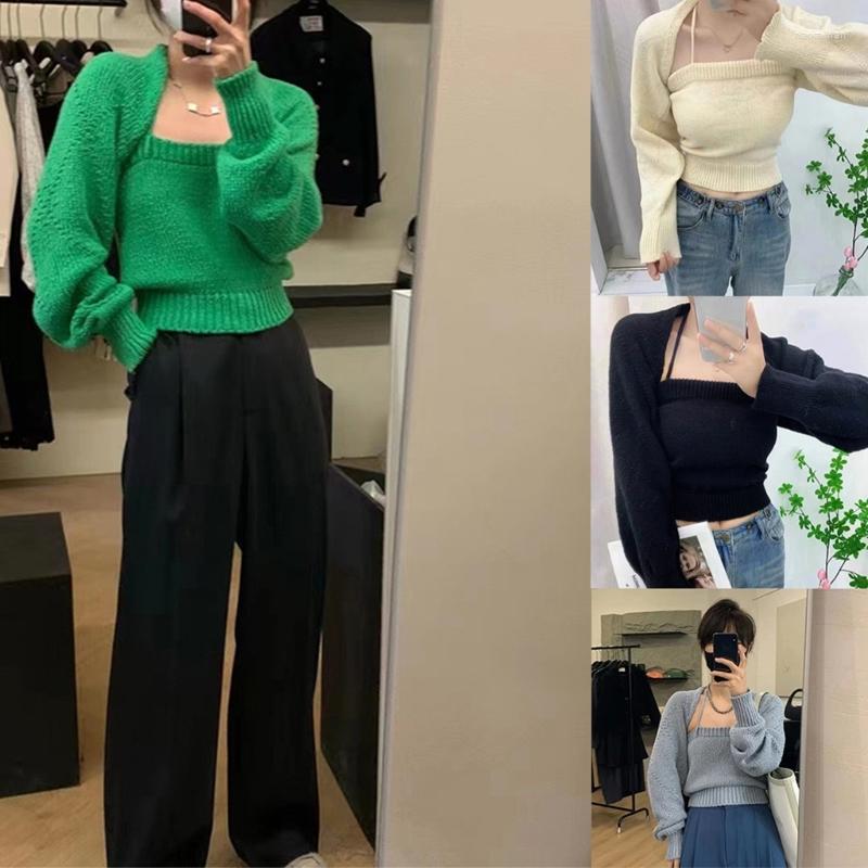 Women's Knits Solid Color Sweater 2Pcs Set For Women Knit Open Front Cardigan And Camisole Dropship, Apricot
Women's Knits Solid Color Sweater 2Pcs Set For Women Knit Open Front Cardigan And Camisole Dropship, Apricot