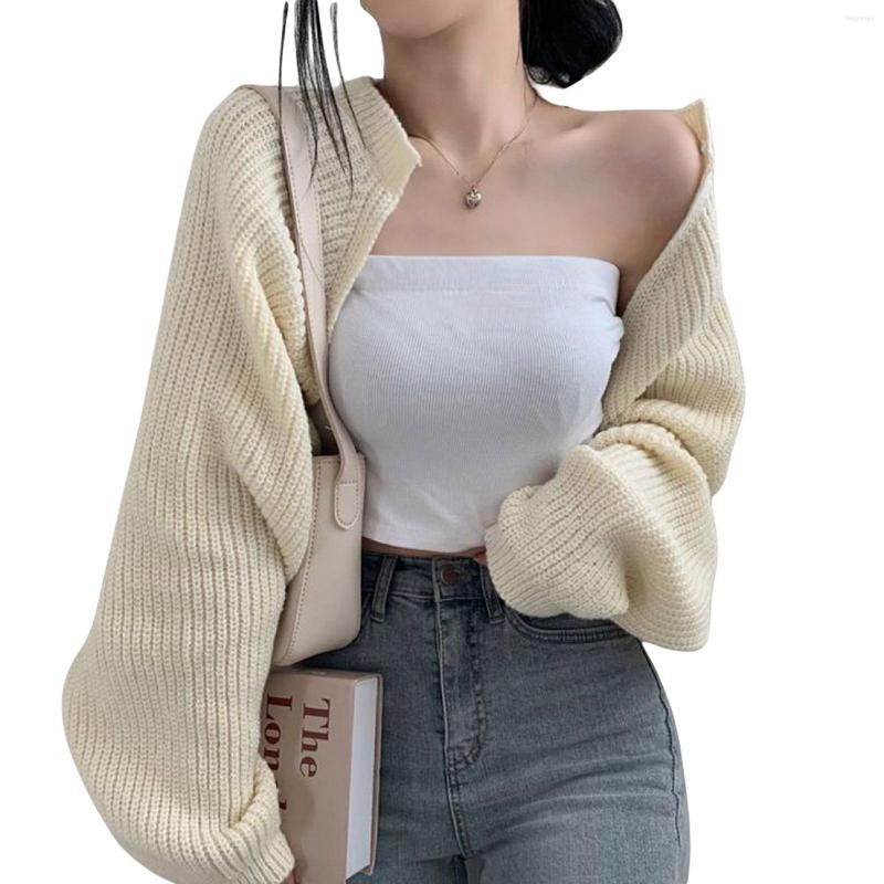 Women's Knits Women's Open Front Cropped Cardigan Long Sleeve Solid Color Shrug Sweater Knit Tops, Black
Women's Knits Women's Open Front Cropped Cardigan Long Sleeve Solid Color Shrug Sweater Knit Tops, Black