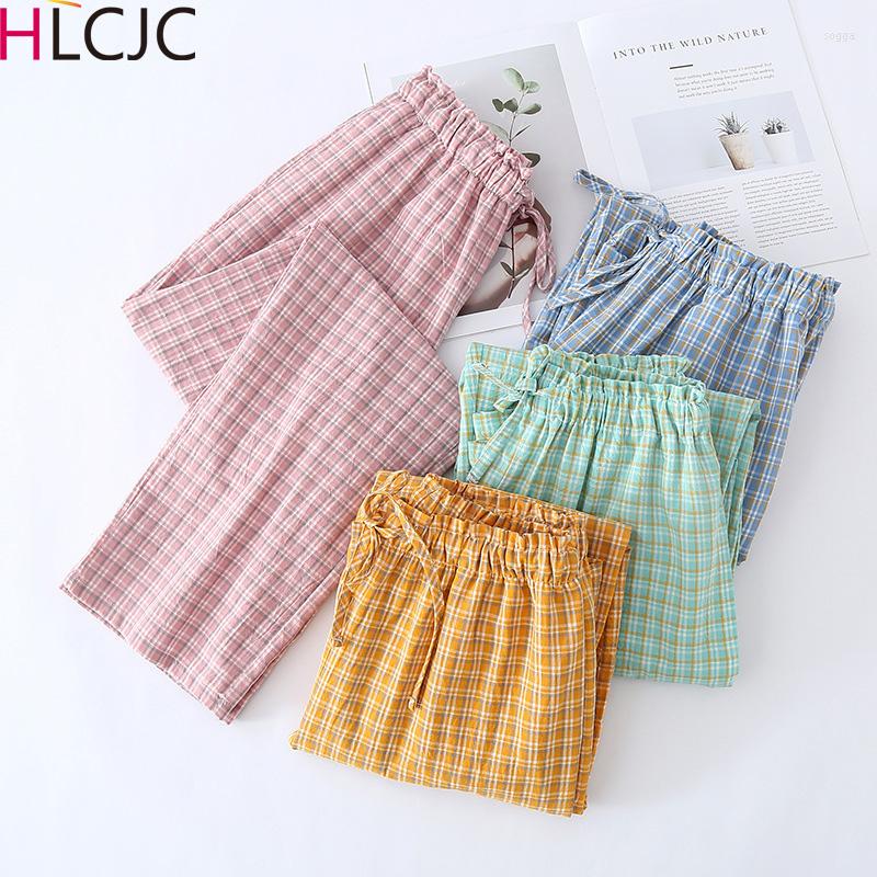 Women's Sleepwear Spring Summer Women Plaid Sleep Bottoms Pajama Pants Soft Washed Cotton Lounge Trousers Elastic Waist Thin Home Nightwear, Pic 02
Women's Sleepwear Spring Summer Women Plaid Sleep Bottoms Pajama Pants Soft Washed Cotton Lounge Trousers Elastic Waist Thin Home Nightwear, Pic 02