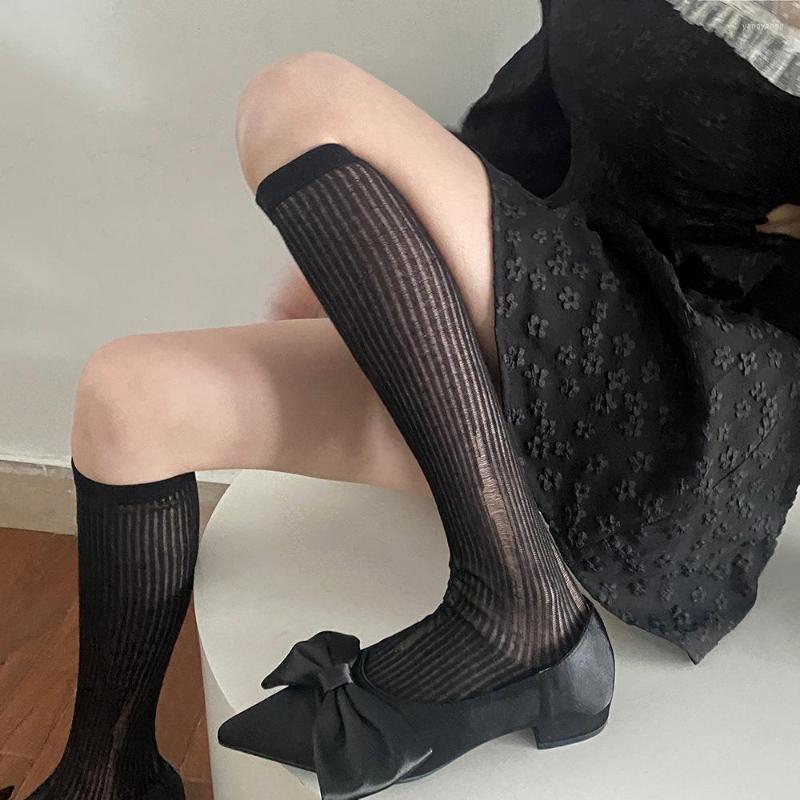 Women Socks Summer Hollow Out Hole Girls Simple And Versatile Cotton Knee Length Stockings, Black
Women Socks Summer Hollow Out Hole Girls Simple And Versatile Cotton Knee Length Stockings, Black