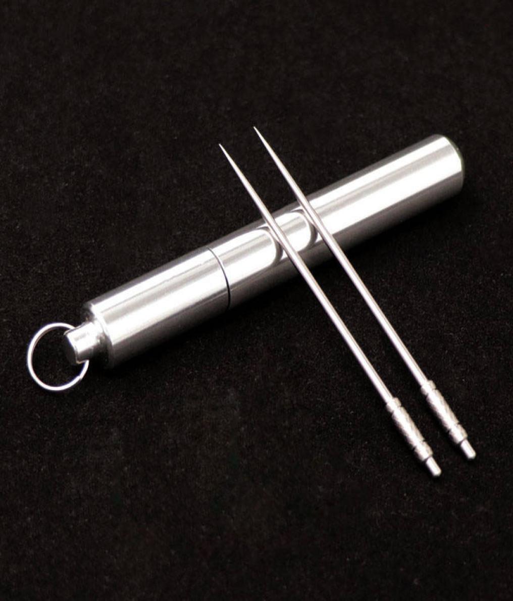 Silver Portable Titanium Alloy Toothpicks Storage Case Holder Accessories Reusable Nontoxic Toothpick Food Fruit Picks Neckla6085264
Silver Portable Titanium Alloy Toothpicks Storage Case Holder Accessories Reusable Nontoxic Toothpick Food Fruit Picks Neckla6085264
