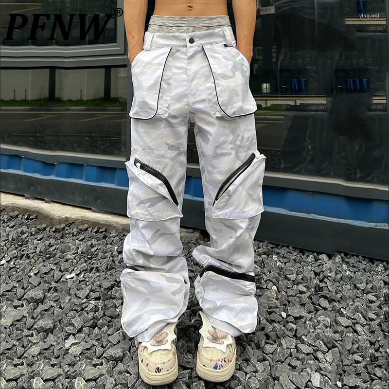 Men's Pants PFNW Spring Summer Men's American Street Multi Pocket Camouflage Cargo Straight Loose Niche Fashion Trousers 28A2659, White
Men's Pants PFNW Spring Summer Men's American Street Multi Pocket Camouflage Cargo Straight Loose Niche Fashion Trousers 28A2659, White