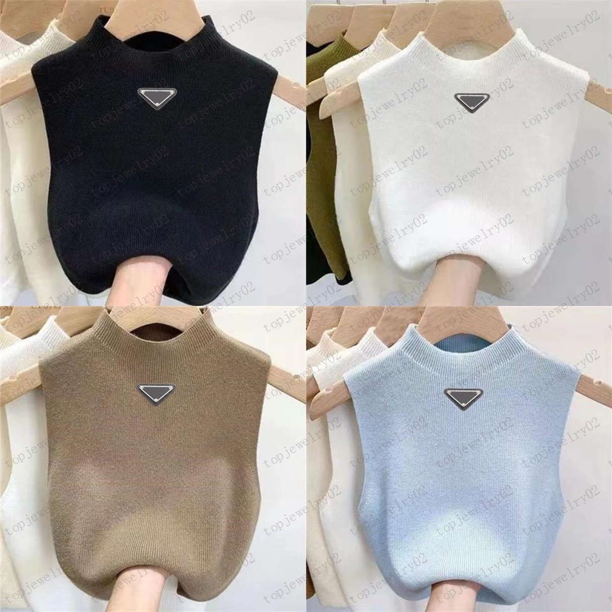 Designer womens vest t-shirt sweater Women vests Sweaters spring fall loose Letter round neck pullover knit waistcoats sleeveless vest top waistcoat jumper woman, Color 4
Designer womens vest t-shirt sweater Women vests Sweaters spring fall loose Letter round neck pullover knit waistcoats sleeveless vest top waistcoat jumper woman, Color 4