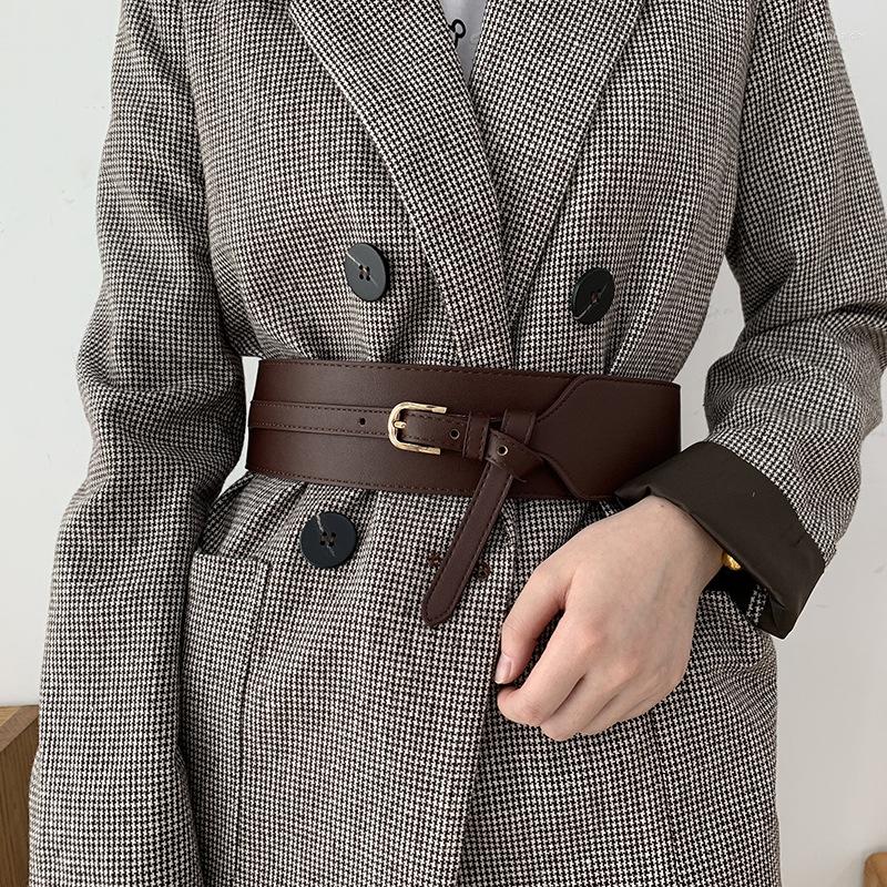 Belts Women's Belt Fashion Wide Ladies Designer Black Coffee Corset Coat Dress Cowhide Bottom Wholesale
Belts Women's Belt Fashion Wide Ladies Designer Black Coffee Corset Coat Dress Cowhide Bottom Wholesale
