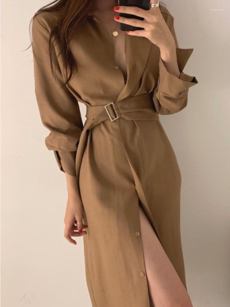 Casual Dresses Chic Slim Fit Shirt Dress A-line Midi Female Elegant Vestidos Women Clothing Birthday For 2023 Autumn, Black
Casual Dresses Chic Slim Fit Shirt Dress A-line Midi Female Elegant Vestidos Women Clothing Birthday For 2023 Autumn, Black