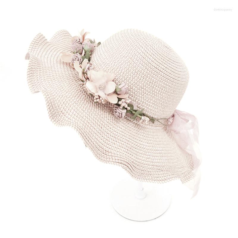 Wide Brim Hats Women Ladies Summer Sun Beach Hat Outdoor With Flowers Elegant, Picture shown
Wide Brim Hats Women Ladies Summer Sun Beach Hat Outdoor With Flowers Elegant, Picture shown