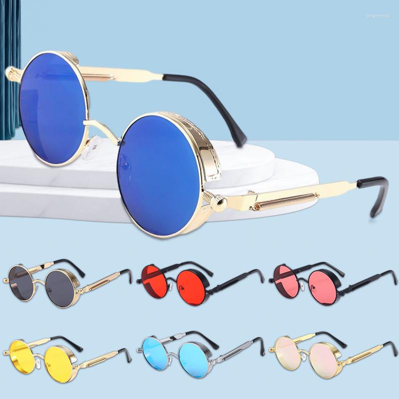 Sunglasses 2023 Round Punk Alloy Metal Red Sun Glasses Vintage Steam Women Goggles Men
Sunglasses 2023 Round Punk Alloy Metal Red Sun Glasses Vintage Steam Women Goggles Men