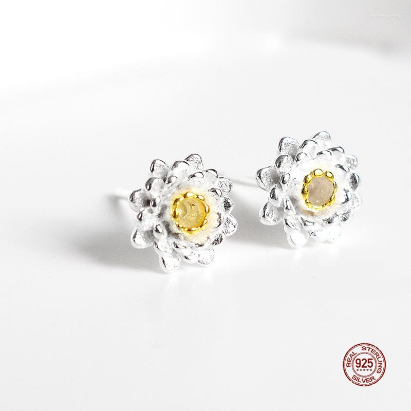 Stud Earrings LKO Real 925 Sterling Silver Lotus Pattern Flower Ear Studs High Quality Woman Fashion Jewelry Gifts OL Style
Stud Earrings LKO Real 925 Sterling Silver Lotus Pattern Flower Ear Studs High Quality Woman Fashion Jewelry Gifts OL Style
