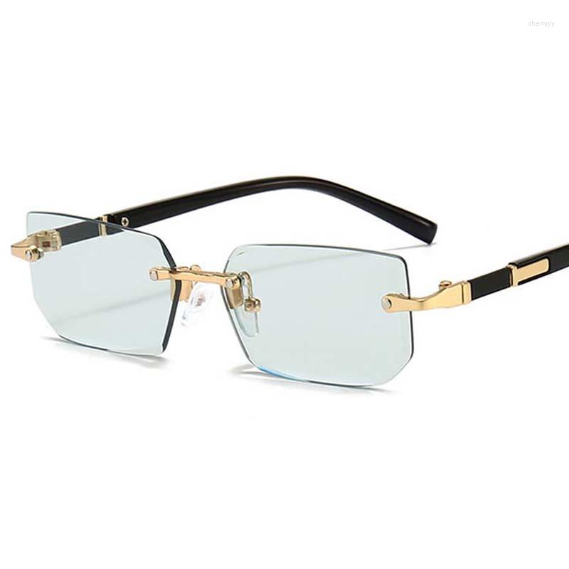 Sunglasses Rimless Vintage Women Brand Designer Square Sun Glasses Female Fashion Ocean Color Small Frame
Sunglasses Rimless Vintage Women Brand Designer Square Sun Glasses Female Fashion Ocean Color Small Frame