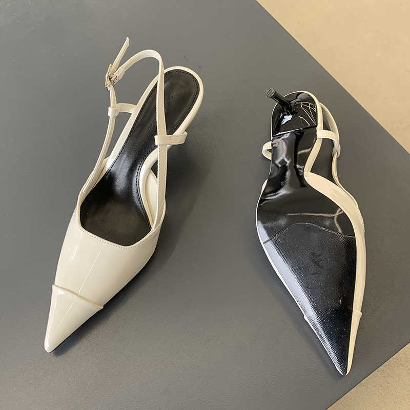 Woman Sandals in New Pumps Women 2023 Luxury Spring Summer Fashion Pointed Toe Heeled Footwear Female Buckle Ladies High Heels Shoes 230511, Black
Woman Sandals in New Pumps Women 2023 Luxury Spring Summer Fashion Pointed Toe Heeled Footwear Female Buckle Ladies High Heels Shoes 230511, Black