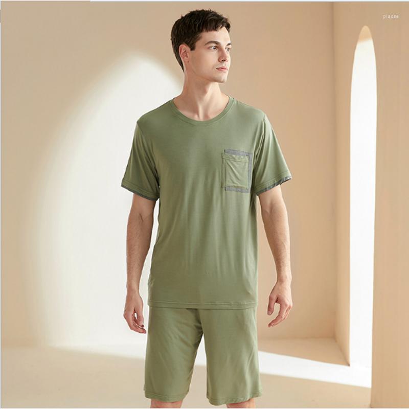 Men's Sleepwear Summer Two-Piece Sets Men Casual Pajama Modal Suit Short Sleeve T Shirt & Half Pants Pijama Hombre Verano XXXL, Gray
Men's Sleepwear Summer Two-Piece Sets Men Casual Pajama Modal Suit Short Sleeve T Shirt & Half Pants Pijama Hombre Verano XXXL, Gray