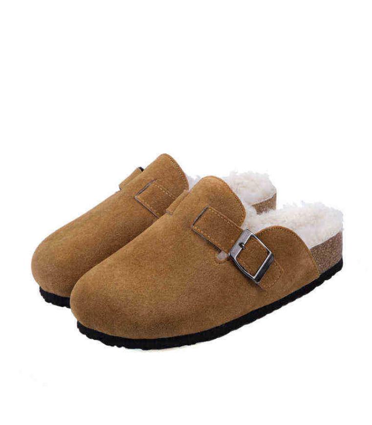 Slippers Shoes for Women 2021 Winter Fur Leather Mule Clogs Cotton Slippers Long Plush Warm Indoor Soft Cork Buckle Slides Footwea2868141, Brown
Slippers Shoes for Women 2021 Winter Fur Leather Mule Clogs Cotton Slippers Long Plush Warm Indoor Soft Cork Buckle Slides Footwea2868141, Brown