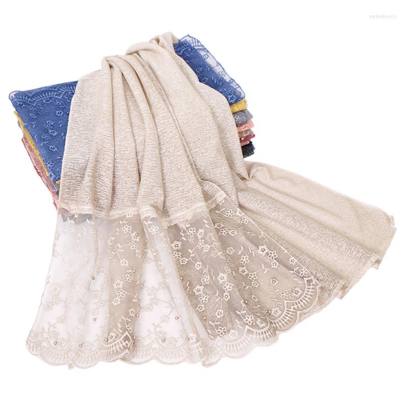 Scarves Cotton Hijab Lace Scarf Women Floral Plain Maxi Shawls Muslim Bandanas Fashion Islamic Turban Large Bead Wraps Female Headband
Scarves Cotton Hijab Lace Scarf Women Floral Plain Maxi Shawls Muslim Bandanas Fashion Islamic Turban Large Bead Wraps Female Headband